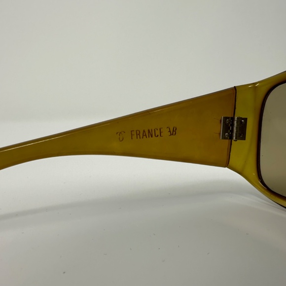Vintage‎ Women’s Two Tone Amber Ombre Oversized France Sunglasses main image 6
